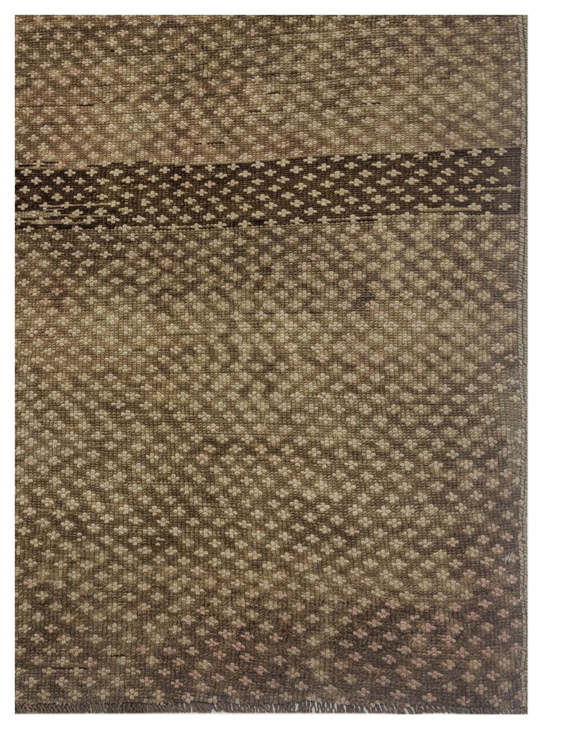 Pacific Kars 73695 Latte Beige Transitional Hand Knotted Rug