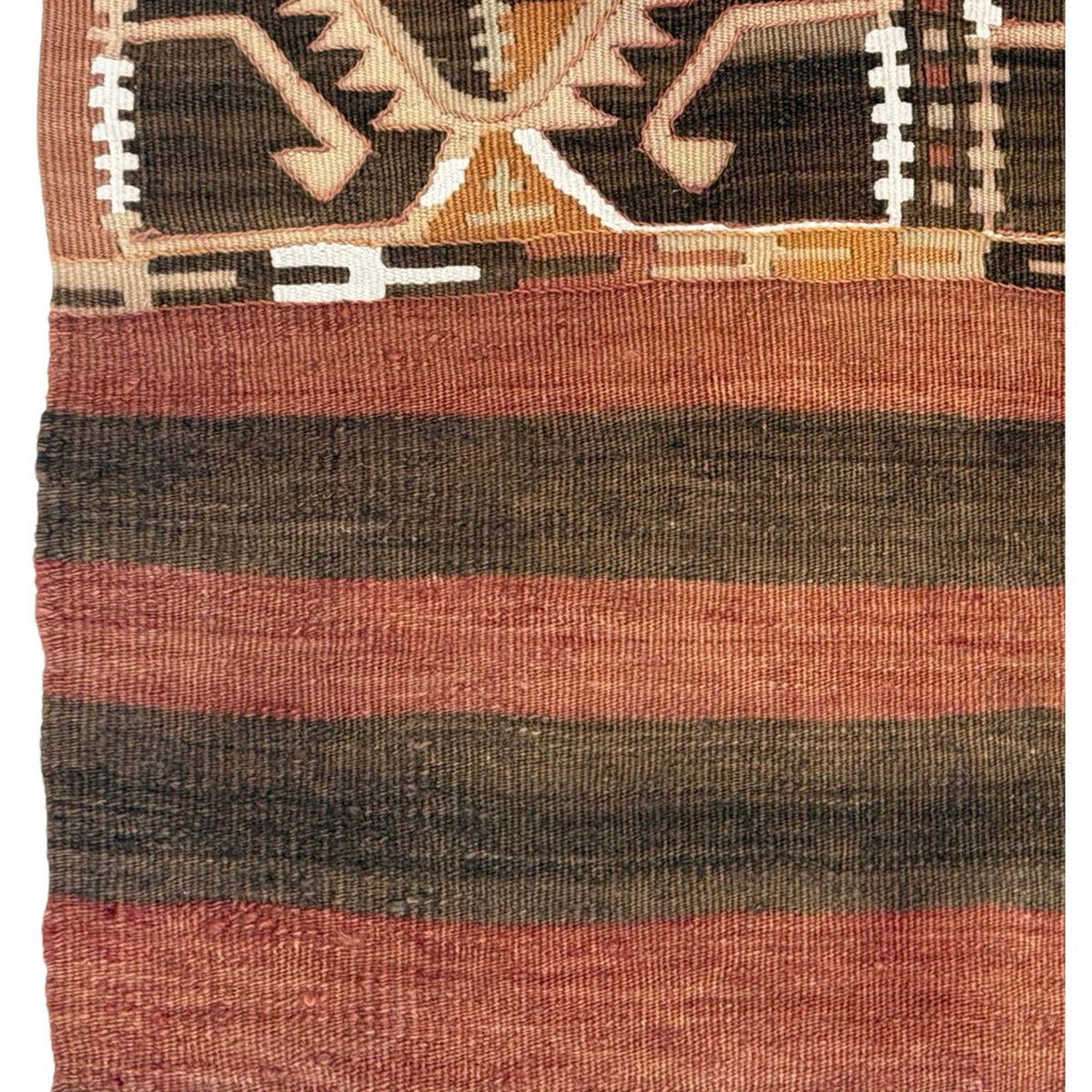 Pacific Vintage Kilim 73699 Orange Mocha Transitional Hand Woven Rugs