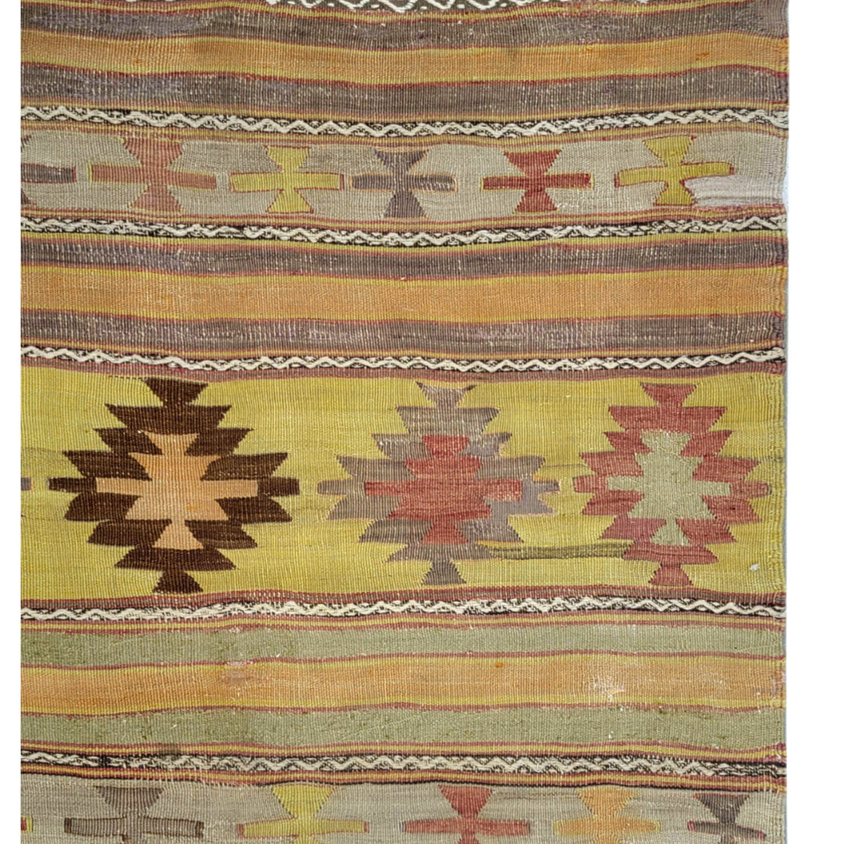 Pacific Vintage Kilim C-1015 Orange Multi Transitional Hand Woven Rugs
