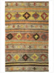 Pacific Vintage Kilim  Orange Multi Transitional