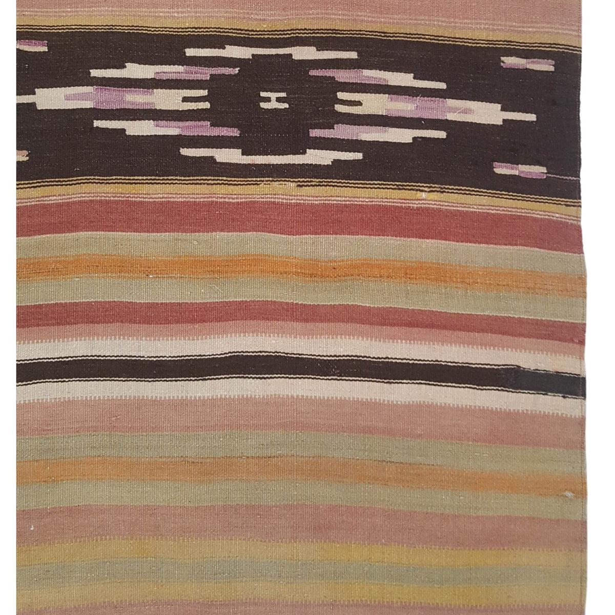 Pacific Vintage Kilim 73701 Latte Ivory Transitional Hand Woven Rugs