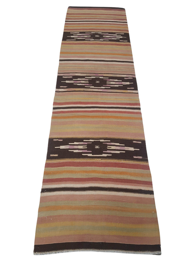 Pacific Vintage Kilim 73701 Latte Ivory Transitional Hand Woven Rugs