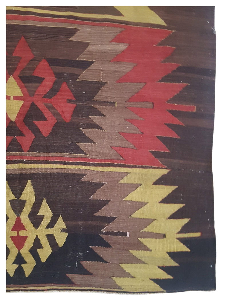 Pacific Vintage Kilim 73703 Brown Multi Transitional Hand Woven Rugs