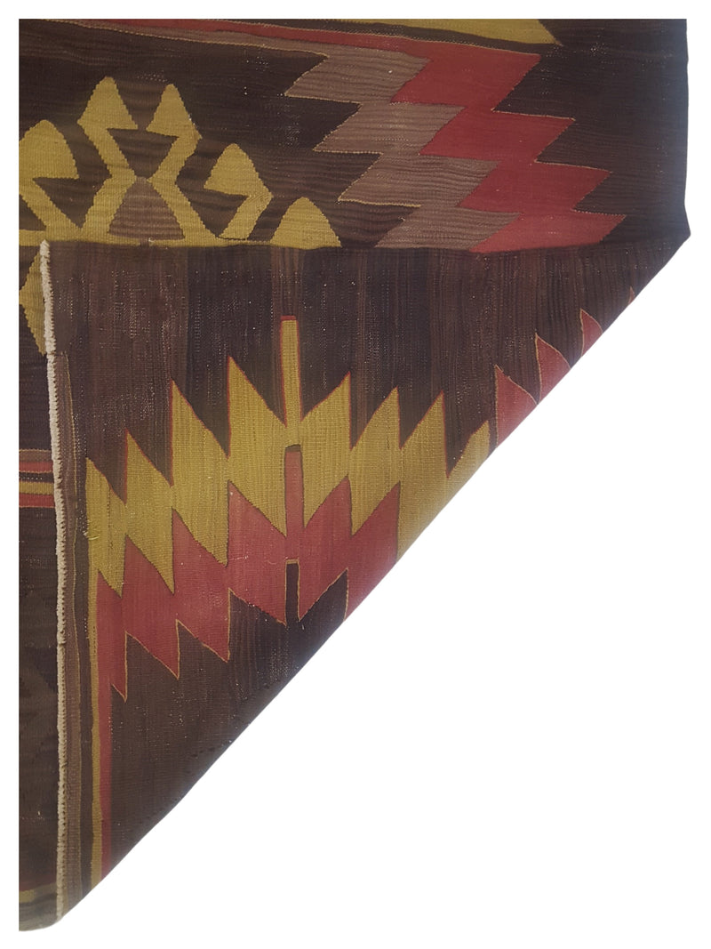 Pacific Vintage Kilim 73703 Brown Multi Transitional Hand Woven Rugs