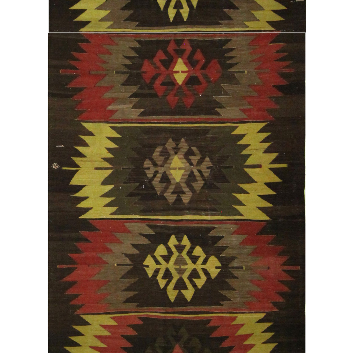 Pacific Vintage Kilim  Brown Multi Transitional