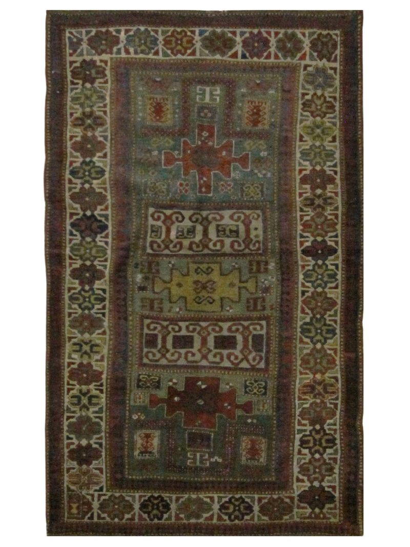 Fasa Antique Kazak  Olive Camel Transitional