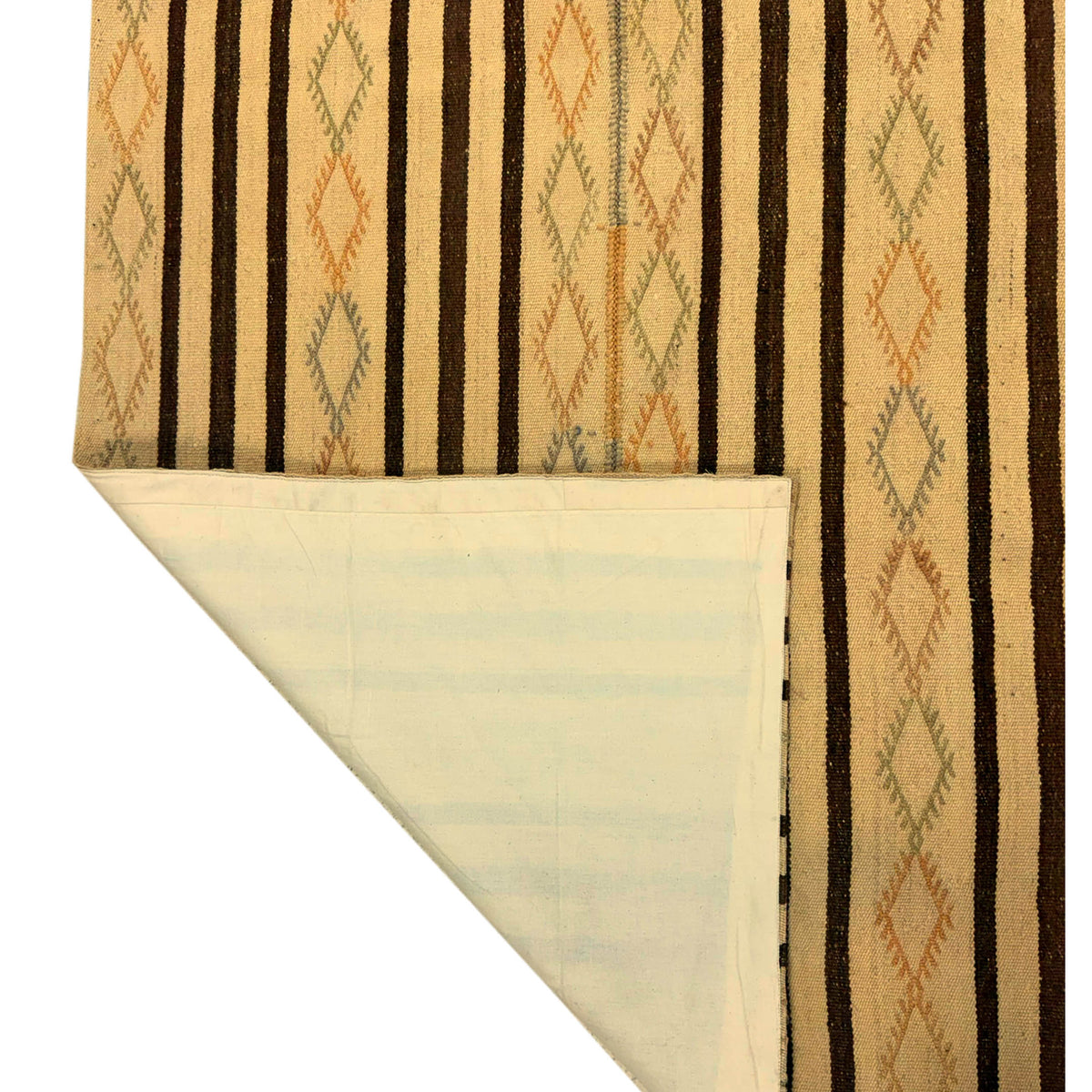 Pacific Vintage Kilim 73718 Ivory Brown Transitional Hand Woven Rugs