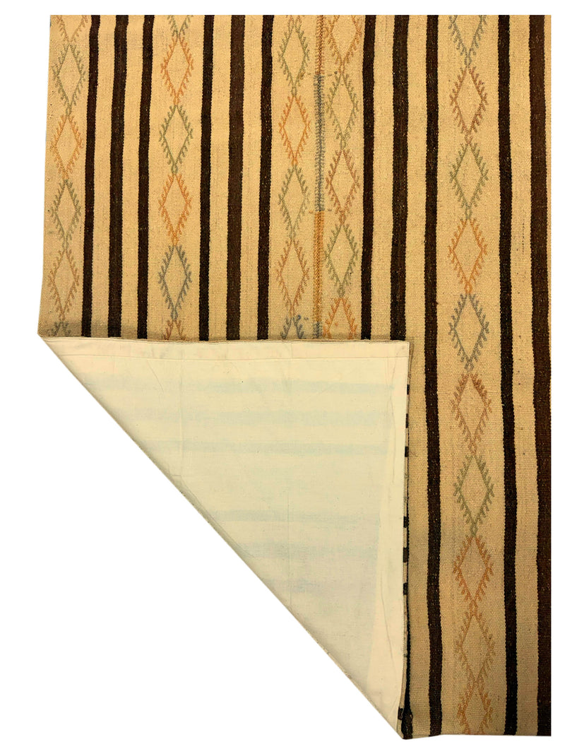 Pacific Vintage Kilim 73718 Ivory Brown Transitional Hand Woven Rugs