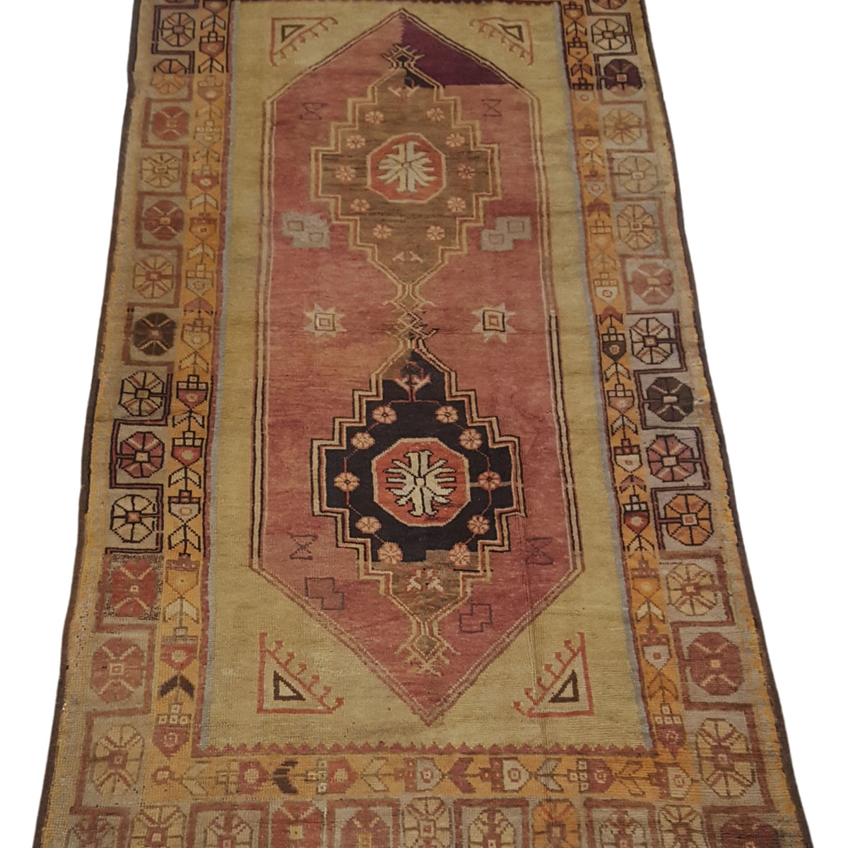 Pacific Anatolia 73734 Gold Rust Transitional Hand Knotted Rug