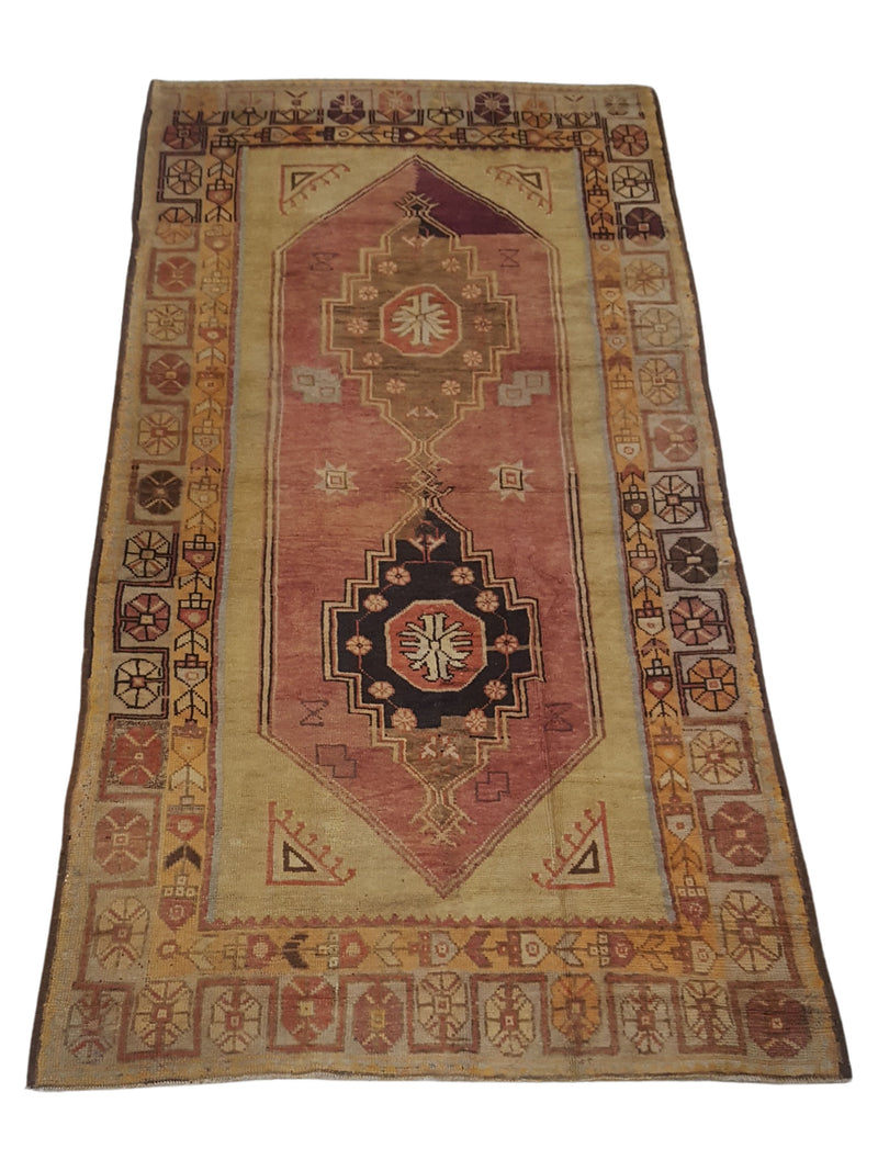 Pacific Anatolia 73734 Gold Rust Transitional Hand Knotted Rug