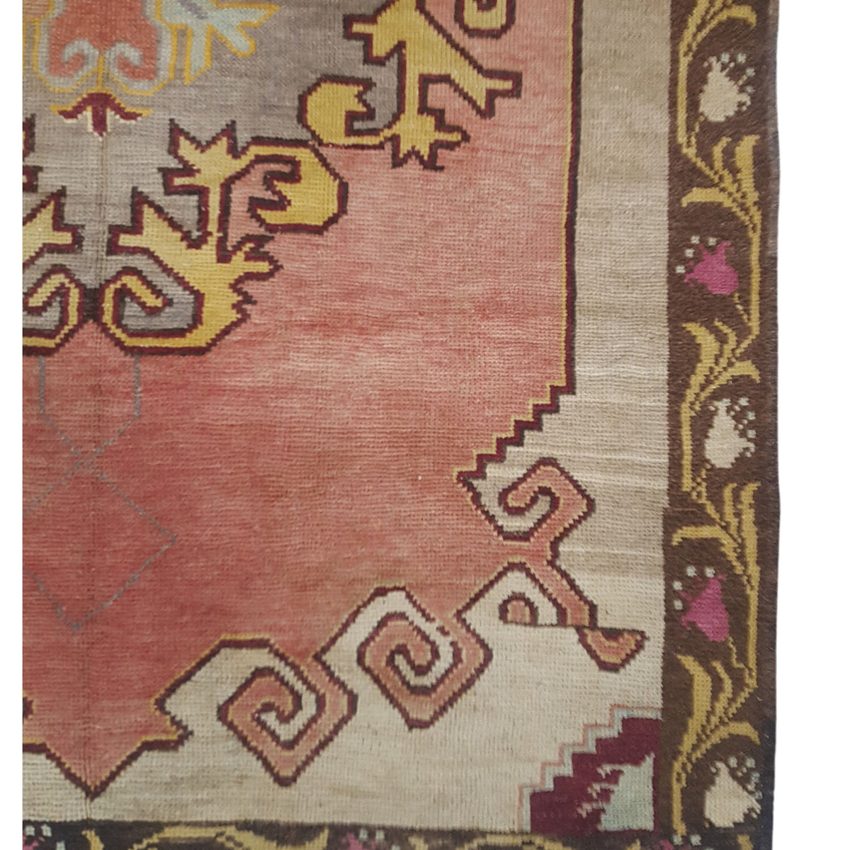 Pacific Anatolia 73735 Orange Camel Transitional Hand Knotted Rug