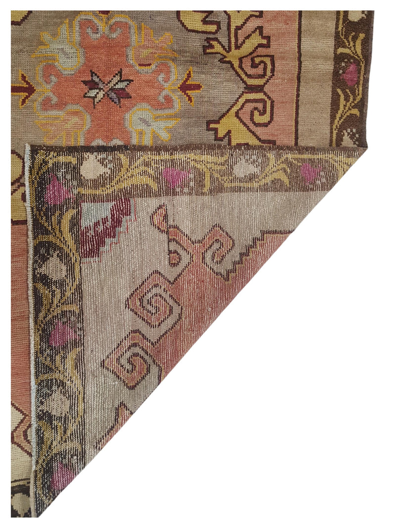 Pacific Anatolia 73735 Orange Camel Transitional Hand Knotted Rug