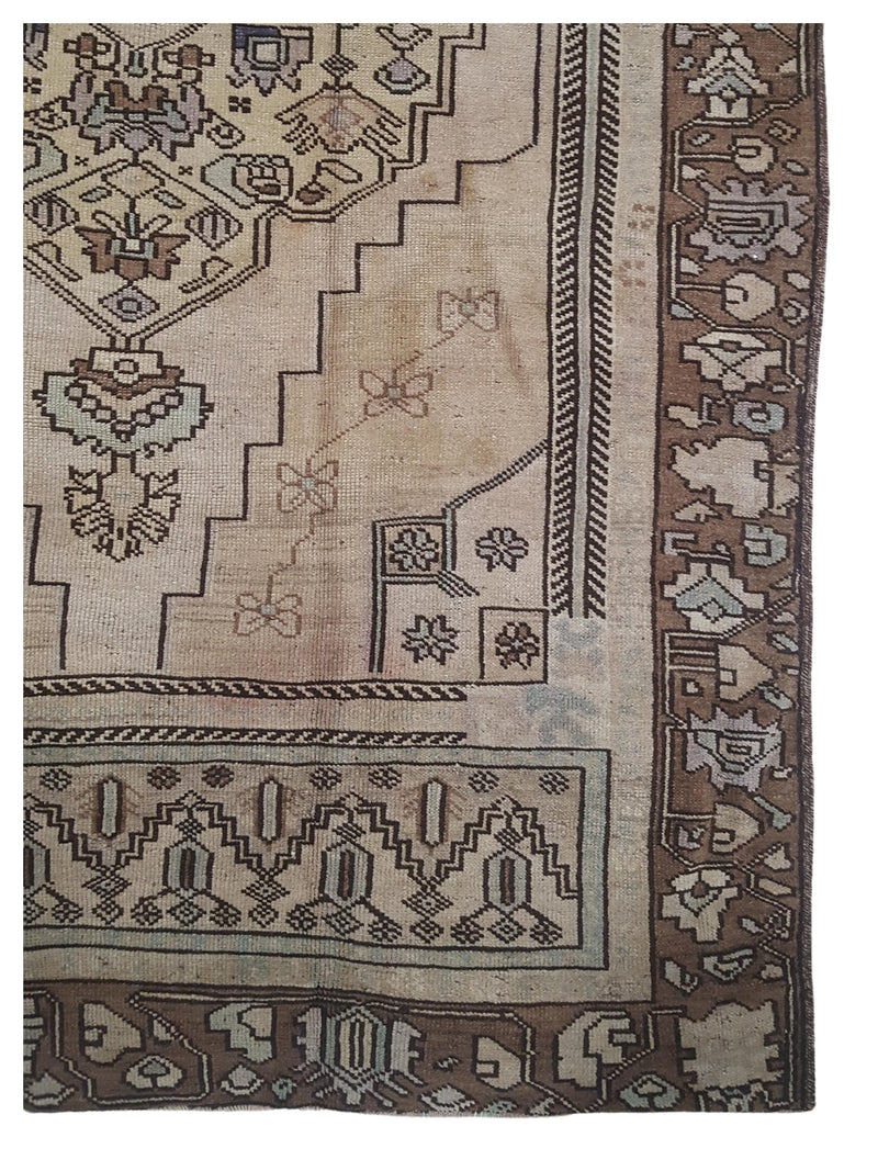 Pacific Anatolia 73736 Beige Brown Transitional Hand Knotted Rug