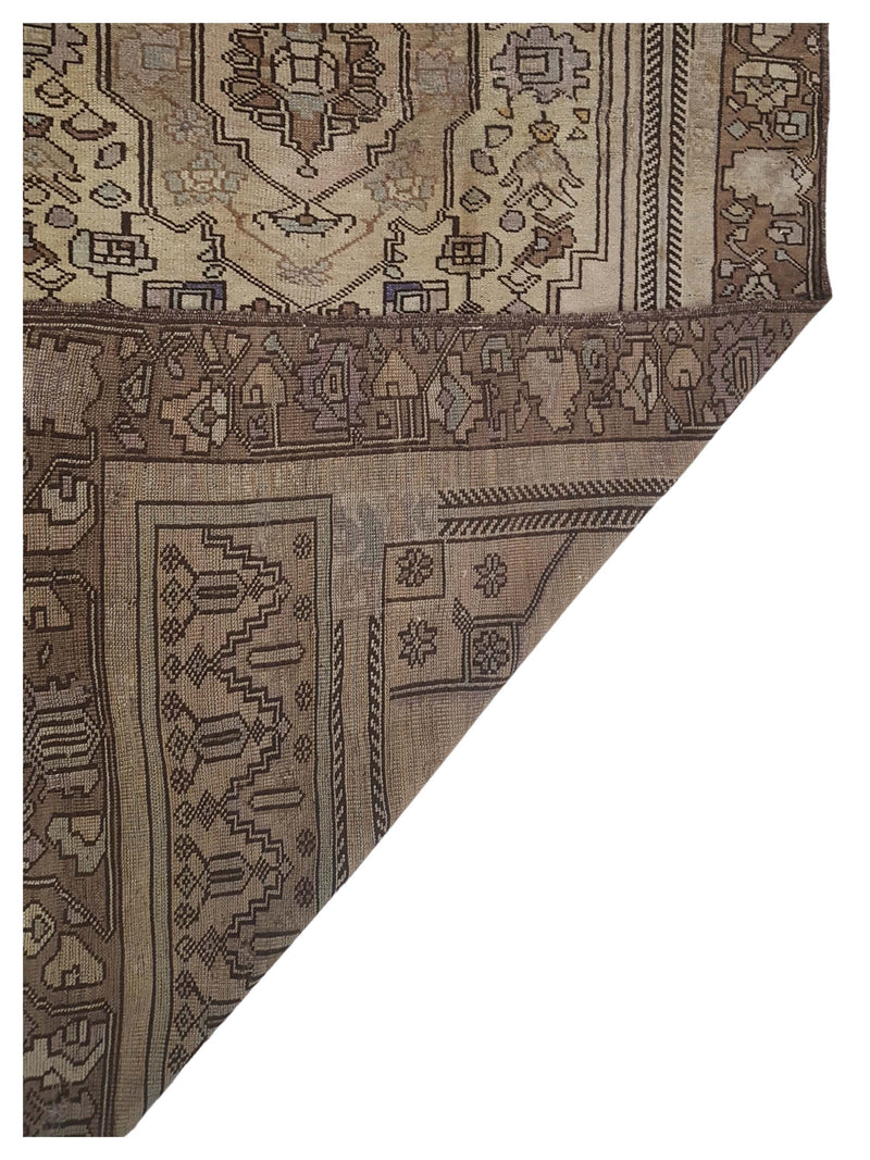 Pacific Anatolia 73736 Beige Brown Transitional Hand Knotted Rug