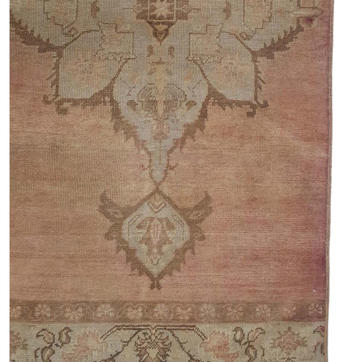 Pacific Anatolia 73742 Rust Latte Transitional Hand Knotted Rug