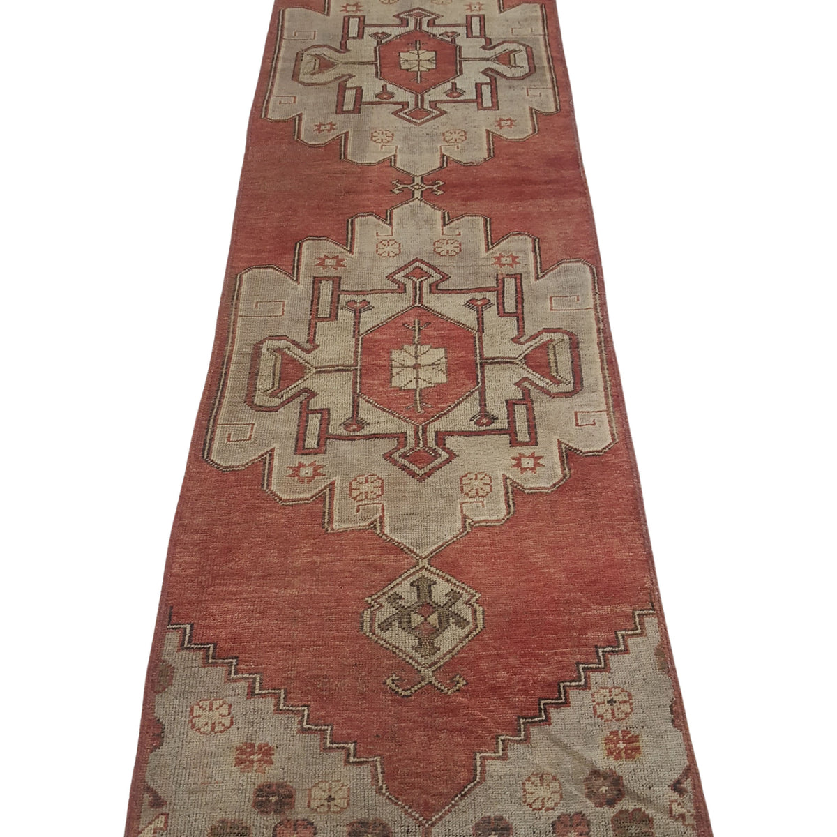 Pacific Anatolia 73744 Red Grey Transitional Hand Knotted Rug
