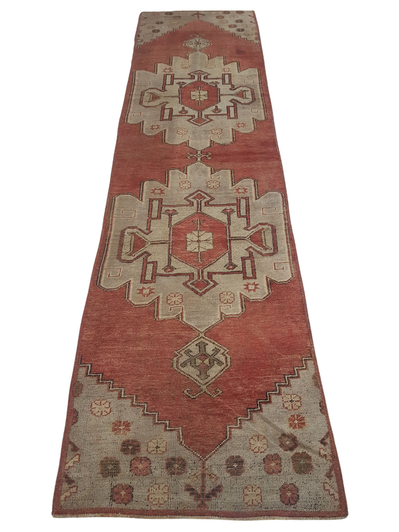 Pacific Anatolia 73744 Red Grey Transitional Hand Knotted Rug