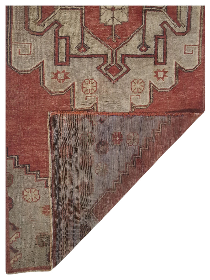 Pacific Anatolia 73744 Red Grey Transitional Hand Knotted Rug