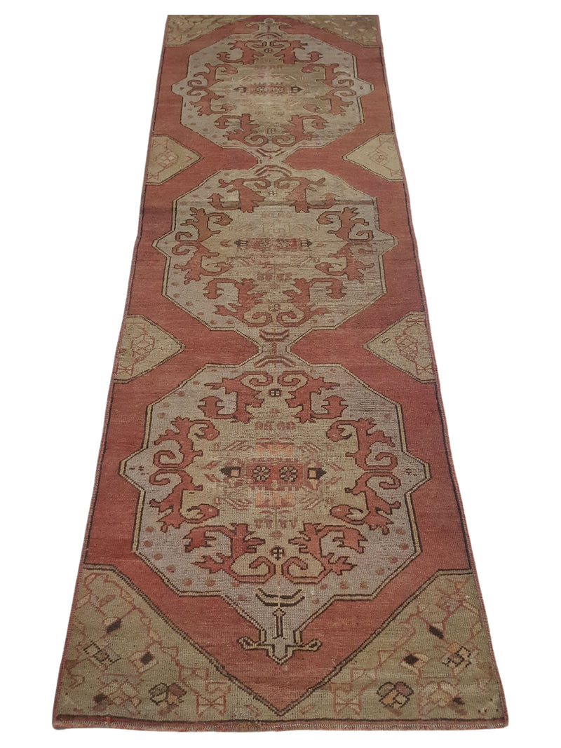 Pacific Anatolia 73746 Red Gold Transitional Hand Knotted Rug