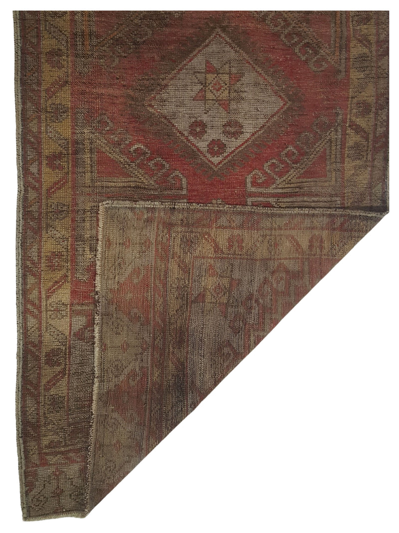 Pacific Anatolia 73747 Red Grey Transitional Hand Knotted Rug