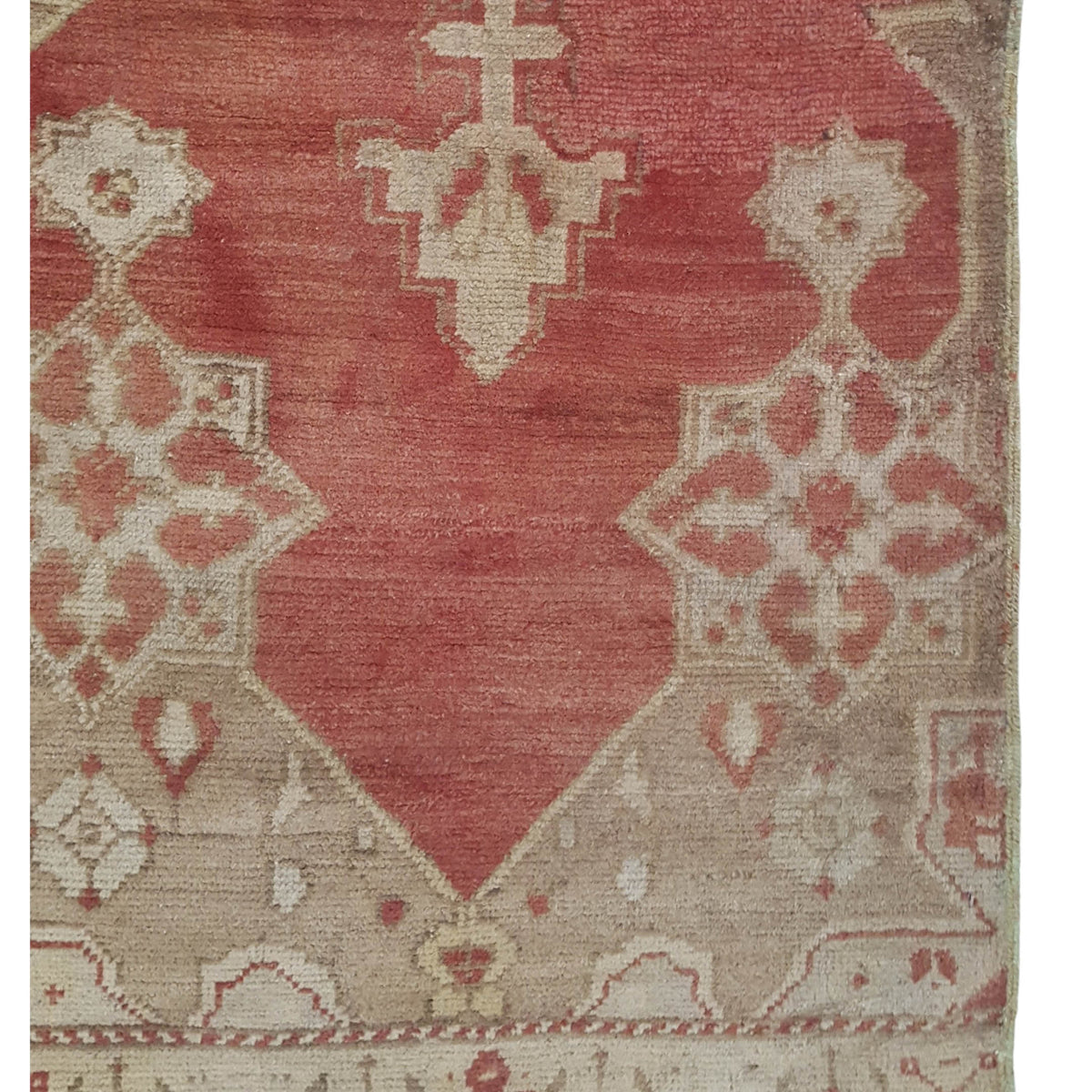Pacific Anatolia 73748 Orange Beige Transitional Hand Knotted Rug