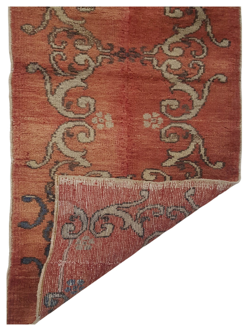 Pacific Anatolia 73750 Red Beige Transitional Hand Knotted Rug