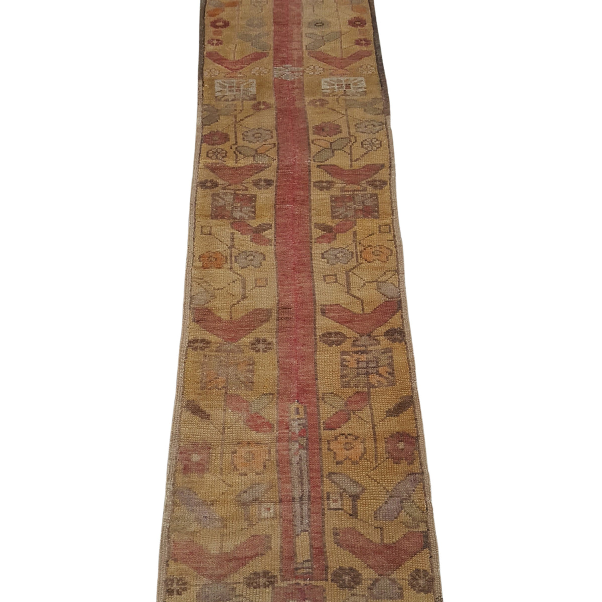 Pacific Anatolia 73751 Camel Red Transitional Hand Knotted Rug