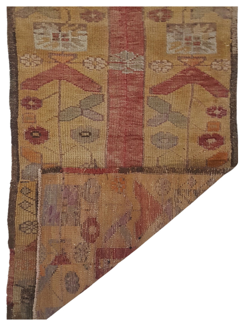 Pacific Anatolia 73751 Camel Red Transitional Hand Knotted Rug