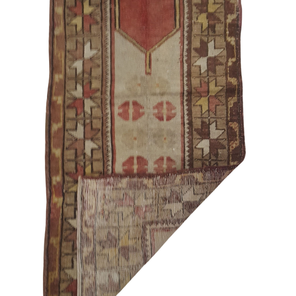 Pacific Anatolia 73752 Ivory Brown Transitional Hand Knotted Rug