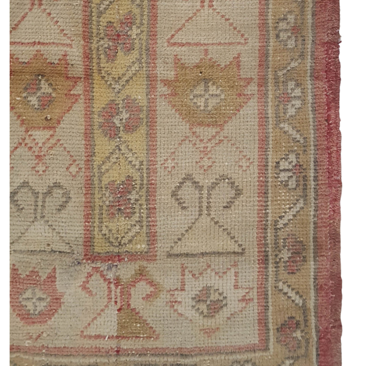 Pacific Anatolia 73753 Rust Beige Transitional Hand Knotted Rug