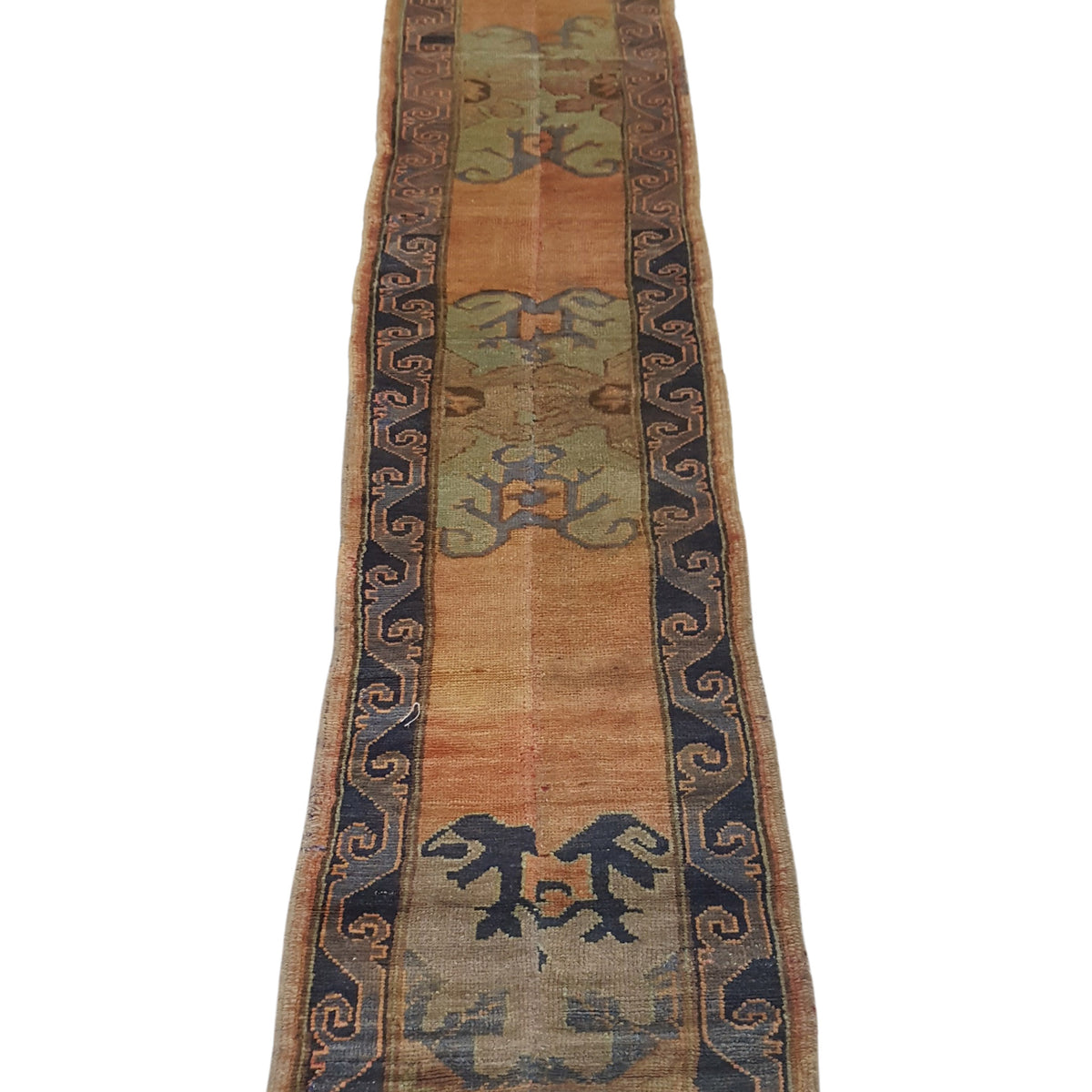 Pacific Anatolia 73755 Orange Grey Transitional Hand Knotted Rug