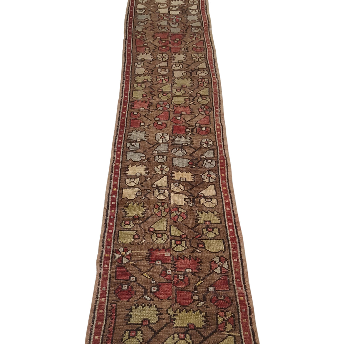 Pacific Anatolia 73756 Camel Rust Transitional Hand Knotted Rug