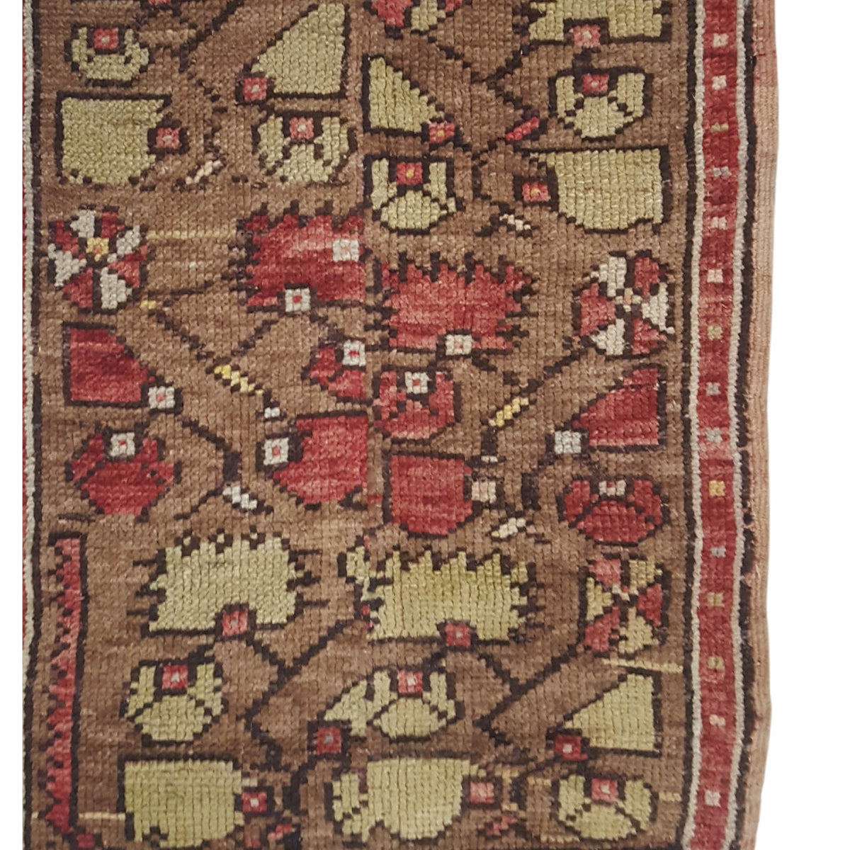 Pacific Anatolia 73756 Camel Rust Transitional Hand Knotted Rug