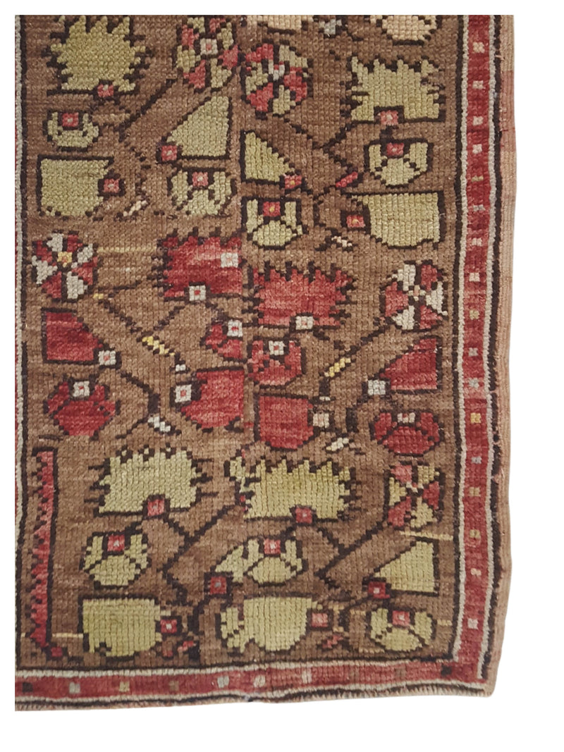 Pacific Anatolia 73756 Camel Rust Transitional Hand Knotted Rug