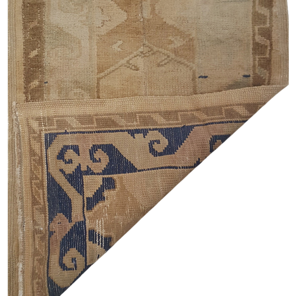 Pacific Anatolia 73757 Camel Navy Transitional Hand Knotted Rug