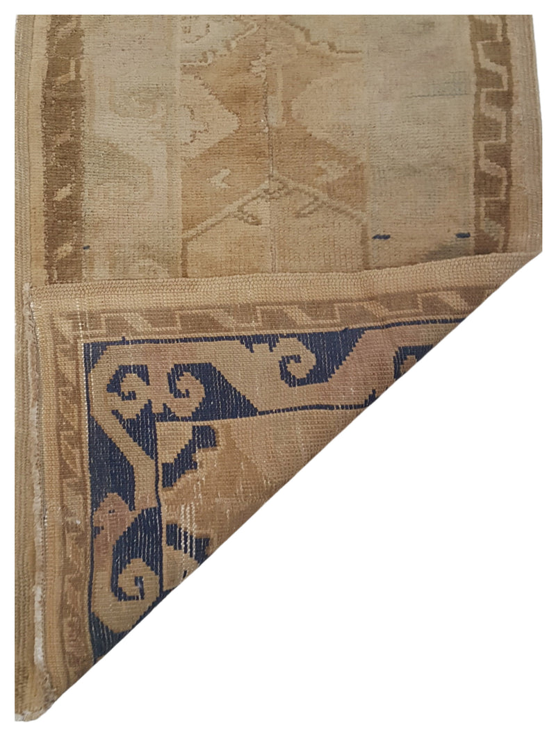 Pacific Anatolia 73757 Camel Navy Transitional Hand Knotted Rug