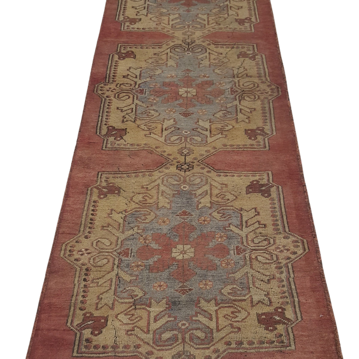 Pacific Anatolia 73758 Rust Beige Transitional Hand Knotted Rug