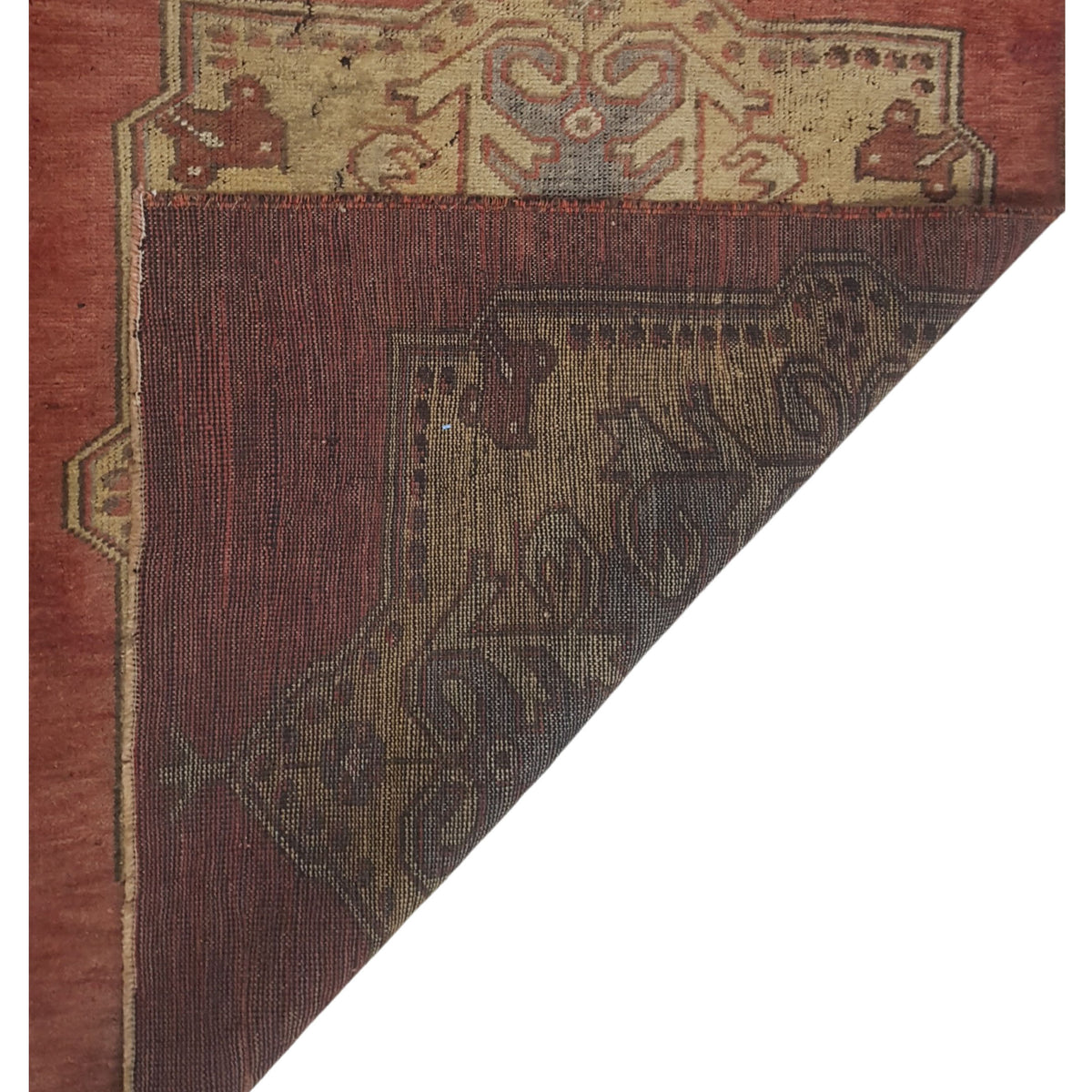 Pacific Anatolia 73758 Rust Beige Transitional Hand Knotted Rug