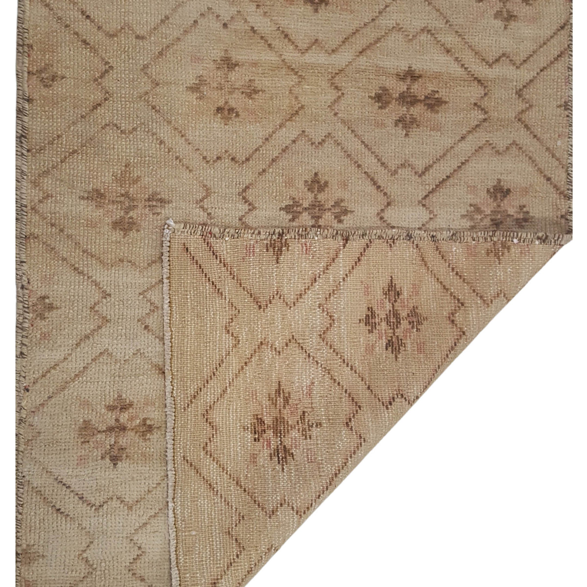 Pacific Anatolia 73768 Beige Brown Transitional Hand Knotted Rug