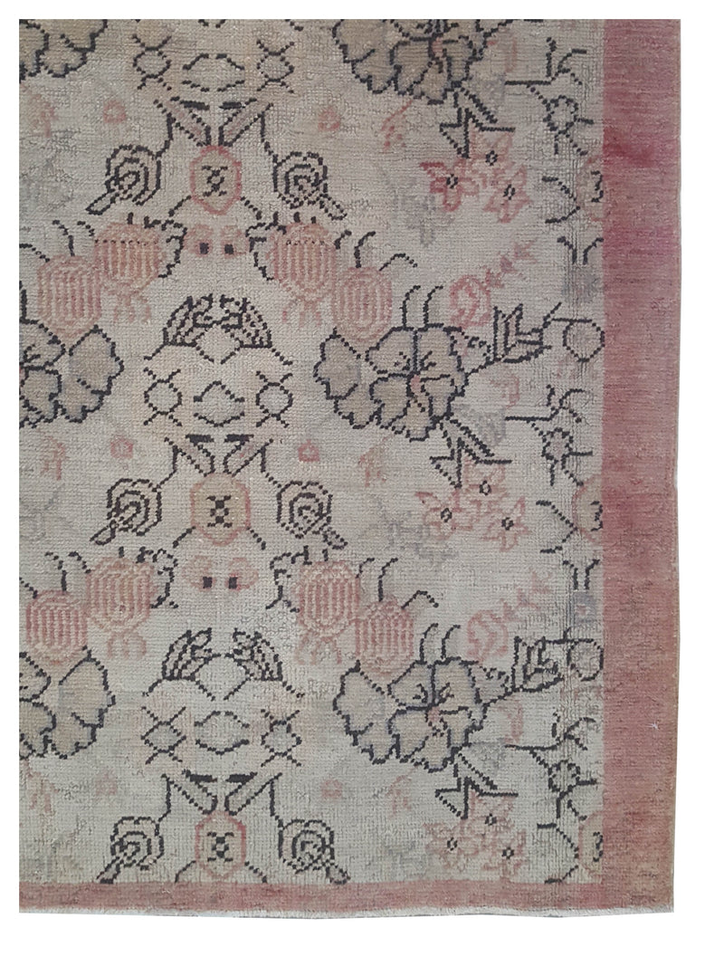 Pacific Anatolia 73769 Beige Pink Transitional Hand Knotted Rug