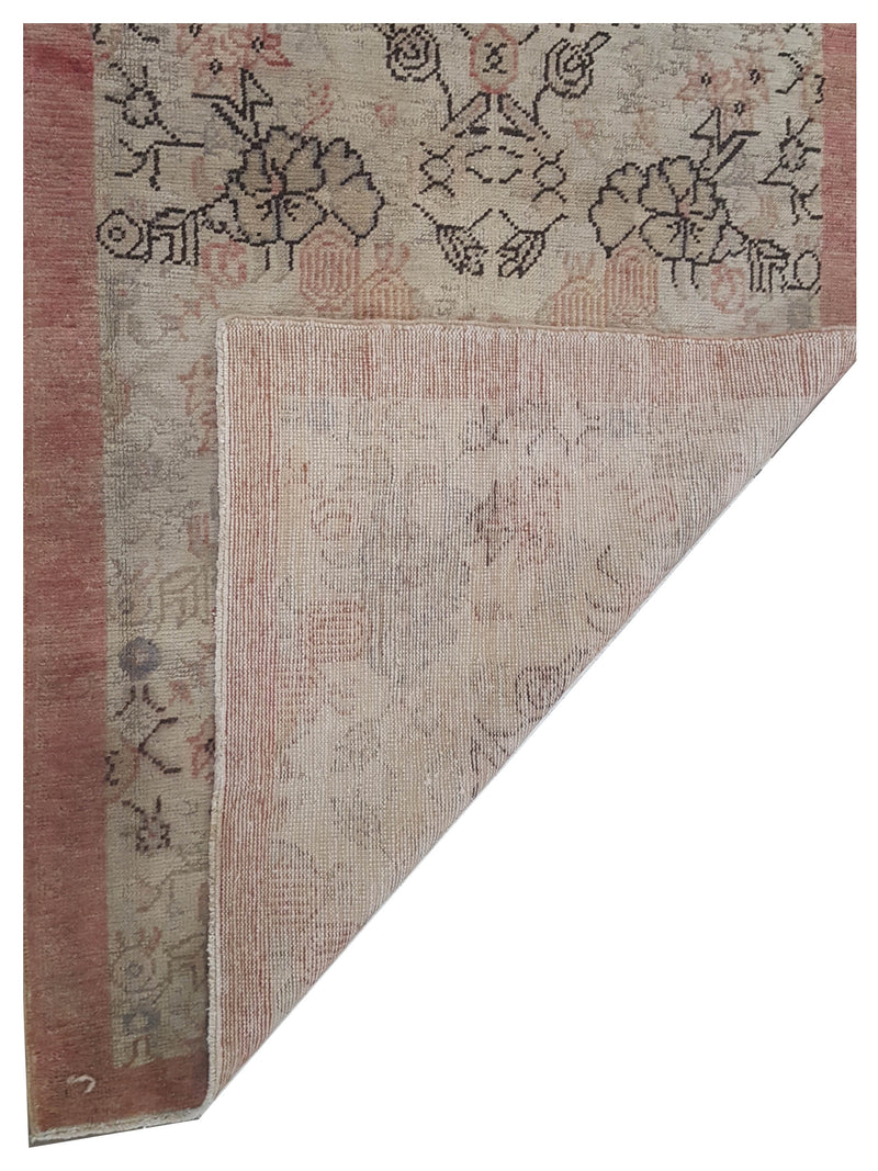 Pacific Anatolia 73769 Beige Pink Transitional Hand Knotted Rug