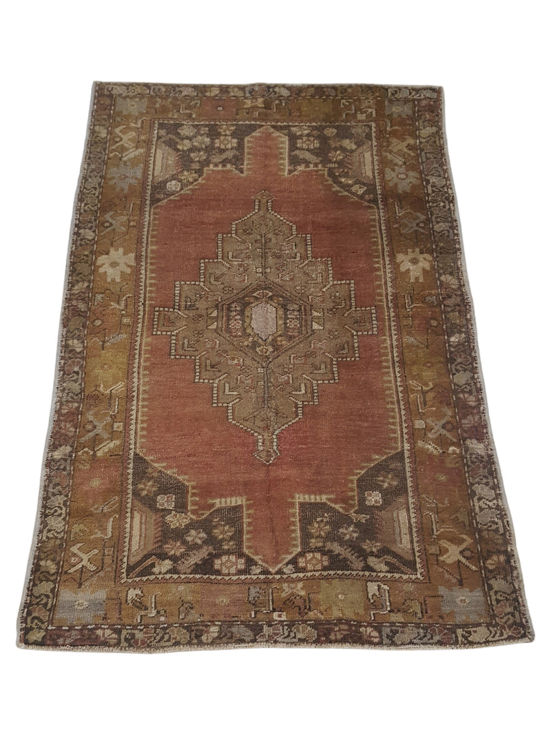 Pacific Anatolia 73770 Rust Gold Transitional Hand Knotted Rug