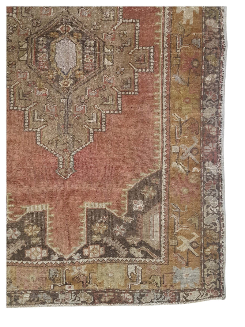 Pacific Anatolia 73770 Rust Gold Transitional Hand Knotted Rug