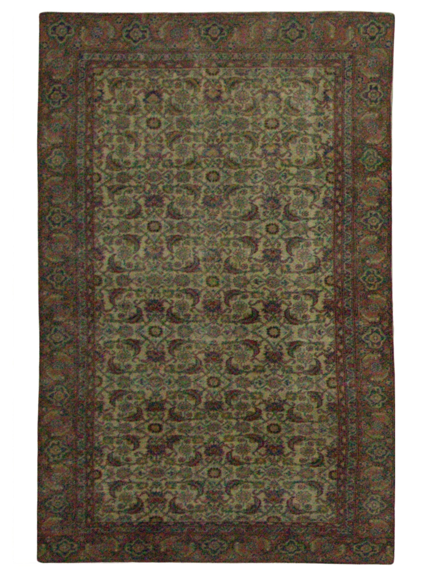 Fasa Antique Farahan  Ivory Red Transitional