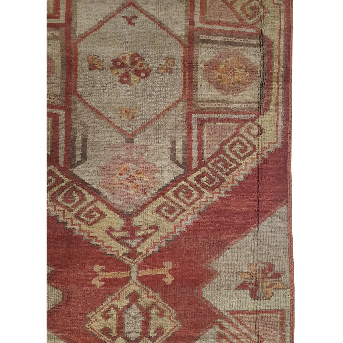 Pacific Anatolia 73778 Red Beige Transitional Hand Knotted Rug