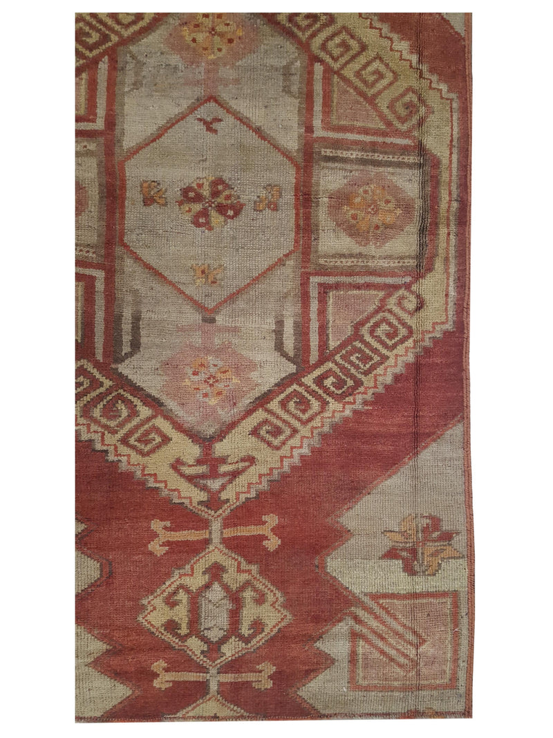 Pacific Anatolia 73778 Red Beige Transitional Hand Knotted Rug