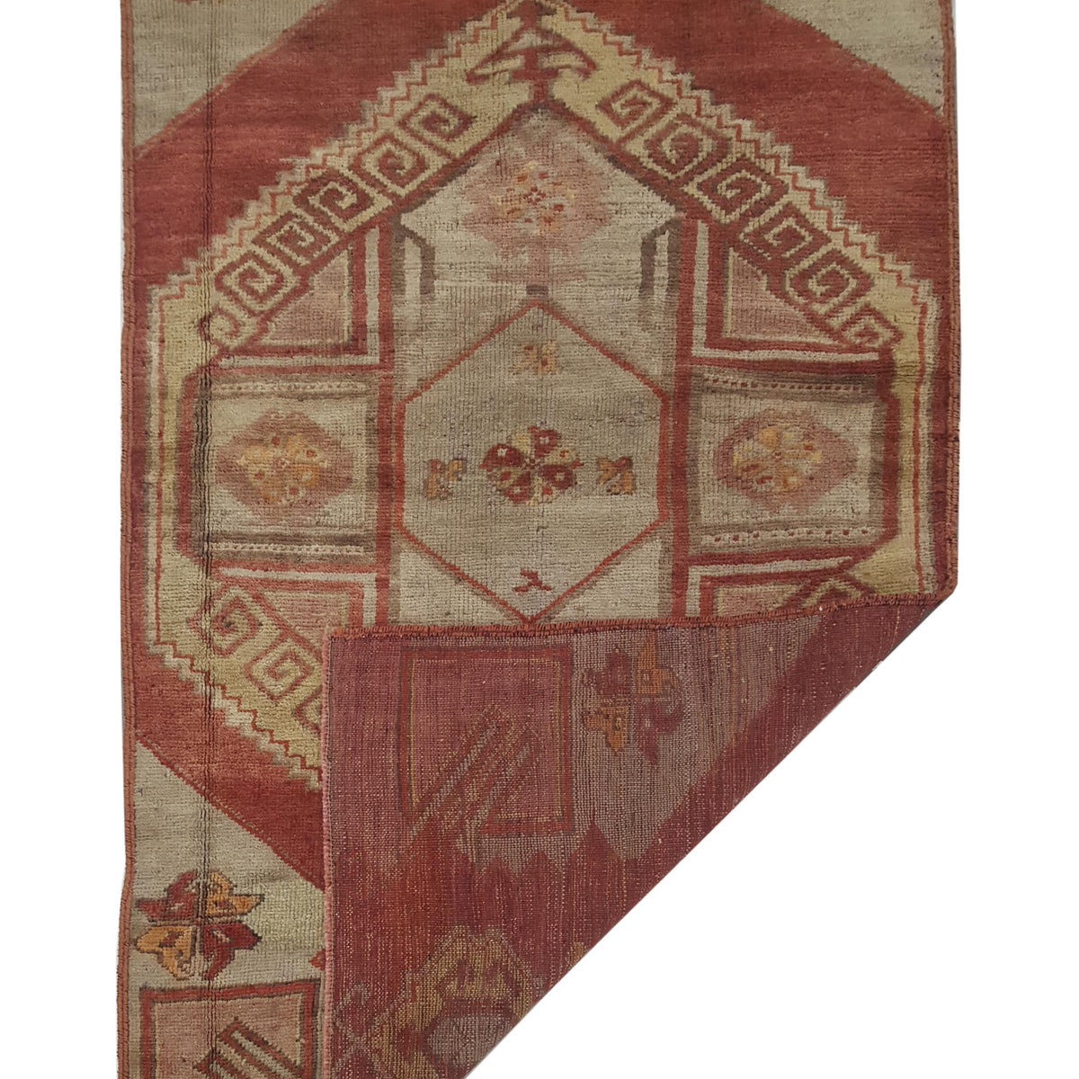 Pacific Anatolia 73778 Red Beige Transitional Hand Knotted Rug