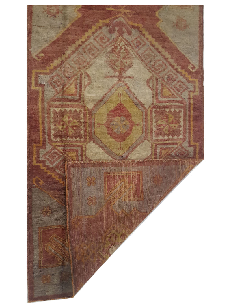 Pacific Anatolia 73779 Red Beige Transitional Hand Knotted Rug