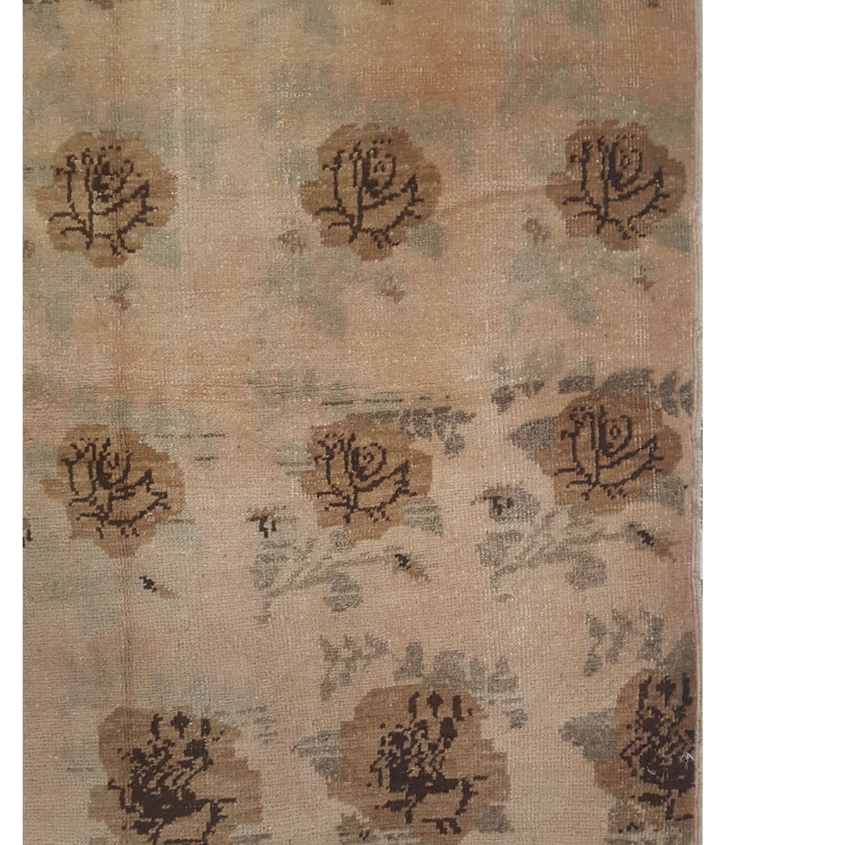 Pacific Anatolia 73787 Peach Brown Transitional Hand Knotted Rug