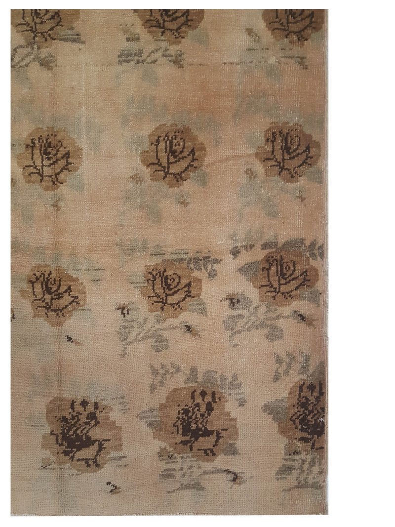 Pacific Anatolia 73787 Peach Brown Transitional Hand Knotted Rug